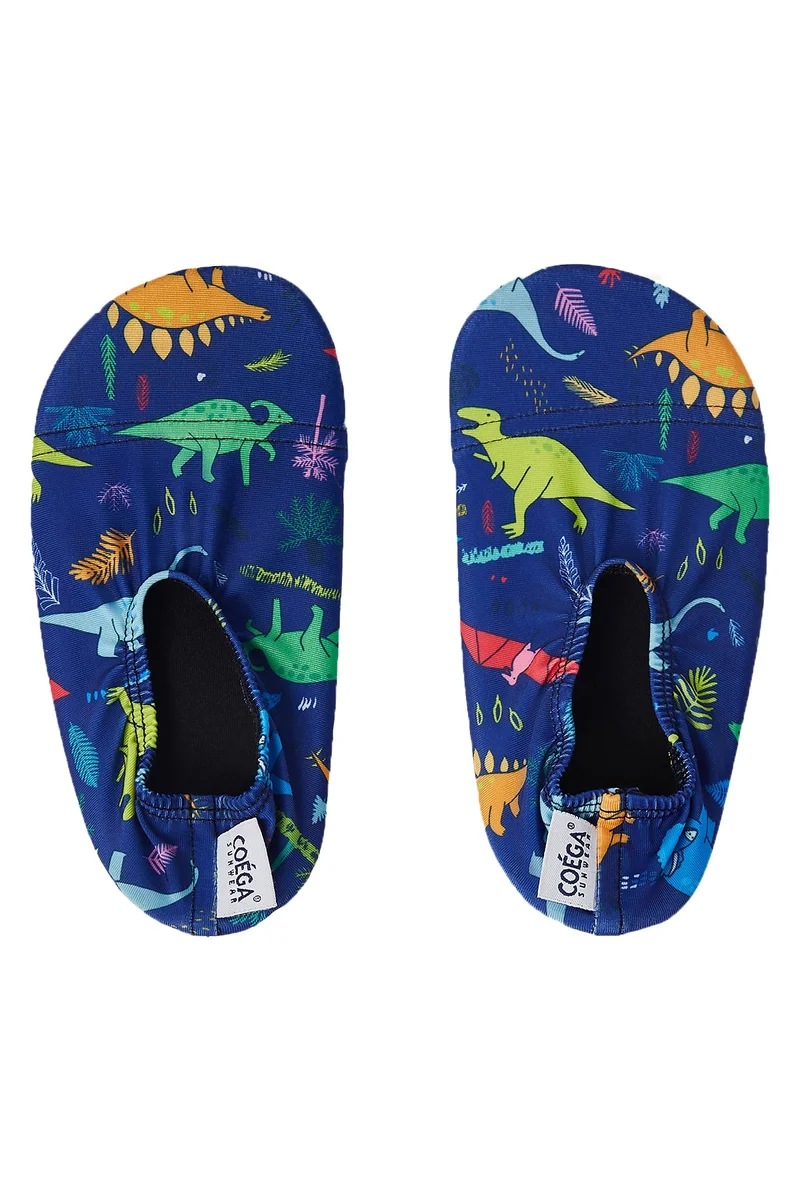 COEGA  Boys Baby/Kids/Youth Pool Shoes Kids - Blue Playing Dinos